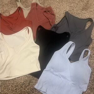 Women's Assorted Color crop Tank Tops